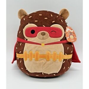 Squishmallows Hans 12" Halloween The Hedgehog Winking Cape 2023 Plush NWT